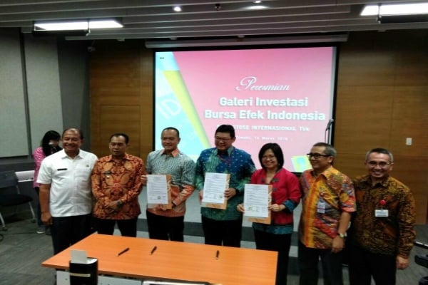  BEI Resmikan Galeri Investasi Emiten Pertama di Indonesia