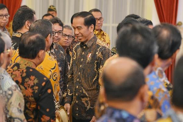  Presiden Jokowi Bertemu Para Pimpinan Bank