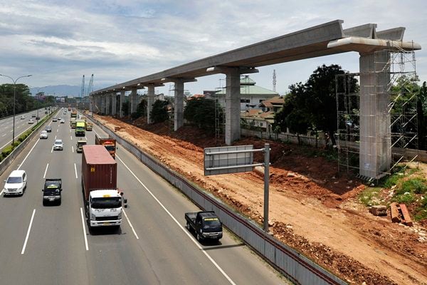  LRT Cawang-Cibubur, Dishub DKI Rekayasa Lalu Lintas di Tol JORR Jagorawi