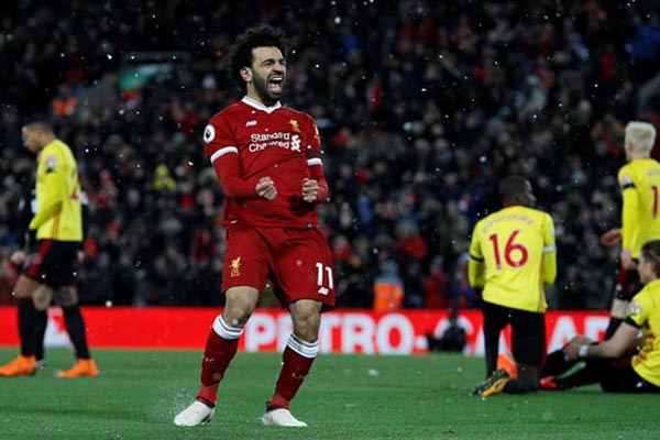  Hasil Lengkap Liga Inggris: Salah Quattrick, Liverpool Pesta Gol