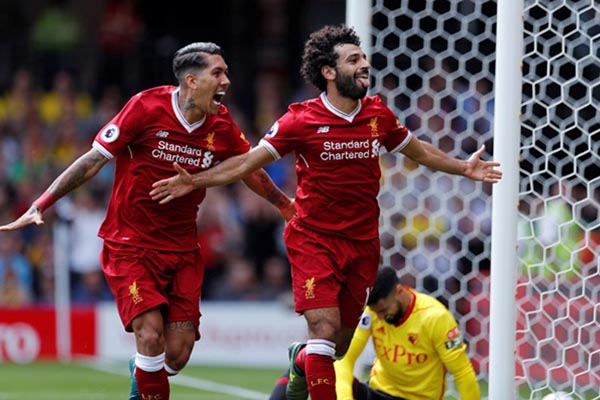  Striker Liverpool Salah Hebat, Firmino Tak Tertekan