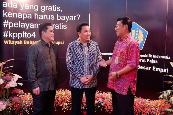  Garibaldi Thohir dan Erick Thohir Serahkan Laporan SPT Pajak