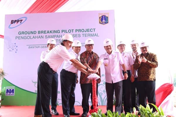  BPPT dan Pemprov DKI Ground Breaking PLTSa