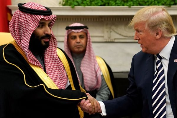  Trump dan Putra Mahkota Saudi Bertemu Bahas Perang di Yaman