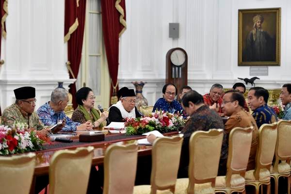  Presiden Jokowi Menerima Pengurus Badan Pembinaan Ideologi Pancasila