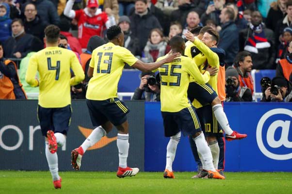  Hasil Uji Coba Piala Dunia: Prancis Remuk di Paris, 2-3 vs Kolombia