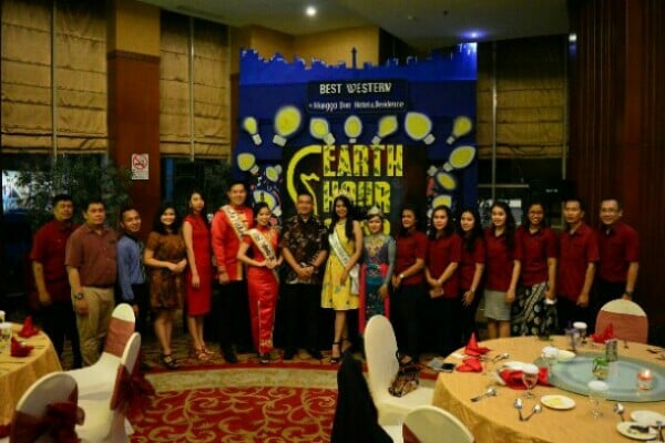  Best Western Mangga Dua Gandeng Putri Pariwisata Ikuti Program Earth Hour 