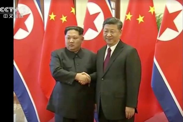  Kim Jong Un dan Xi Jinping Bertemu di Beijing