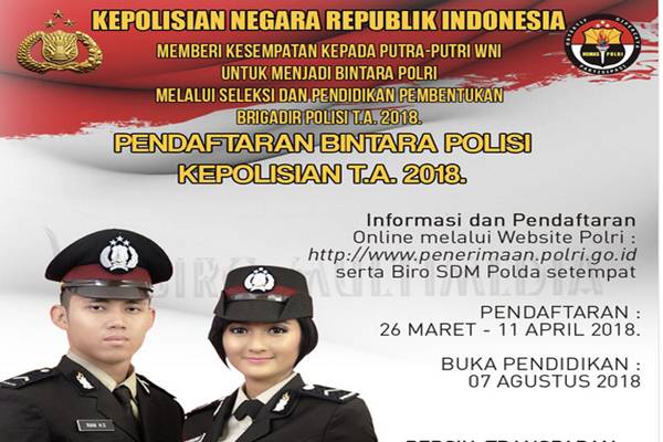  Polri Buka Lowongan Bintara Polisi, Buruan Daftar di Sini