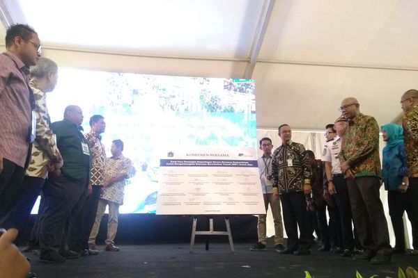  MRT JAKARTA: Anies Resmikan Proyek TOD Dukuh Atas