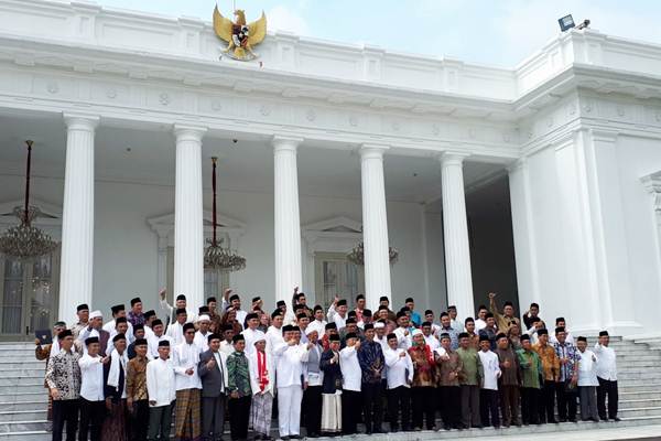  Jokowi Temui Ulama Jabar di Istana Merdeka