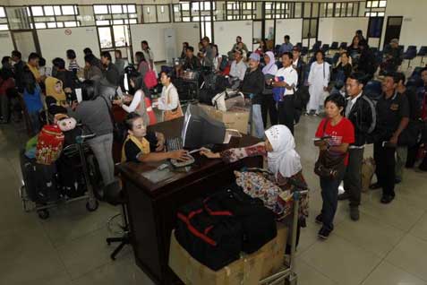  Jumlah Penumpang Penerbangan Internasional Jateng Turun 22,12%