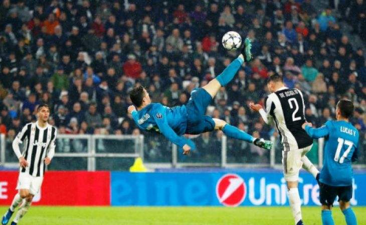 Gol salto Cristiano Ronaldo/UEFA