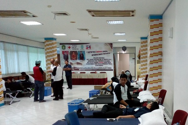  HUT Ke-54, Bank Kalbar Gelar Donor Darah