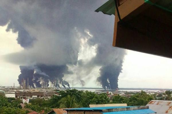  Tumpahan Minyak Cemari Teluk Balikpapan, Kemenhub Bentuk Posko Penanggulangan