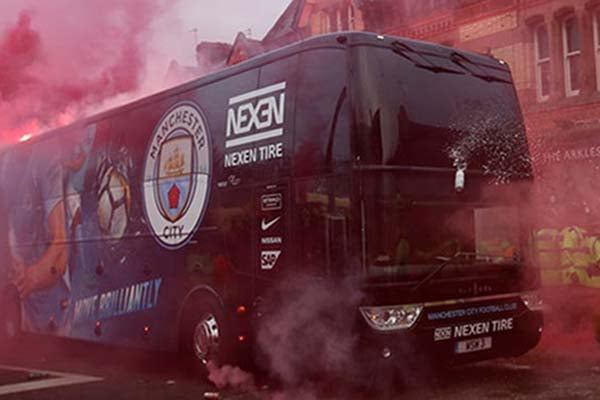  Sambutan Buruk untuk Bus ManCity, Ini Pernyataan Liverpool