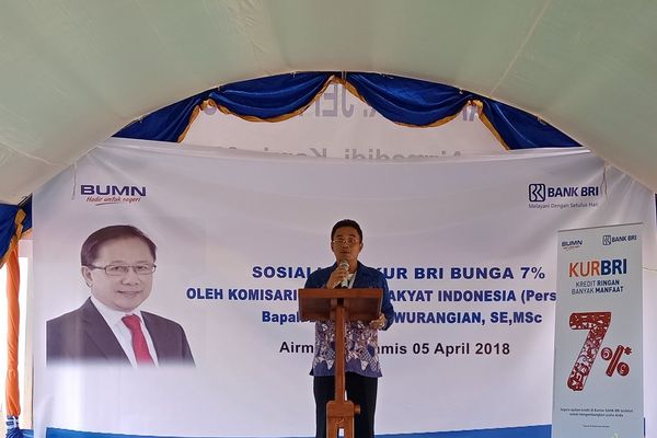  Kuartal I/2018, Kanwil BRI Manado Salurkan KUR Rp675,7 Miliar