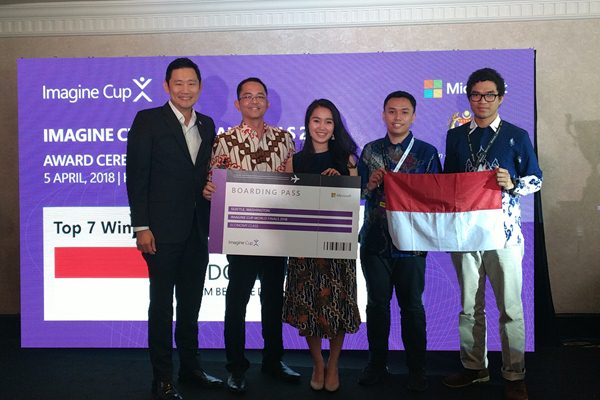  Mahasiswa Indonesia Melaju ke Final Dunia Microsoft Imagine Cup 2018