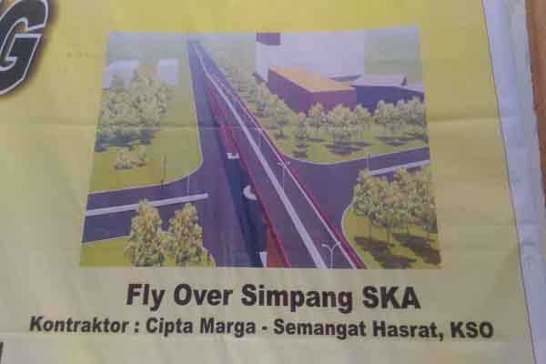  Plt Gubernur Riau Ingatkan Keselamatan Pekerja Jalan Layang