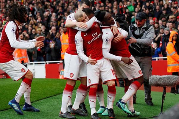  Berburu Tiket Liga Europa, Arsenal Libas Soton 3-2