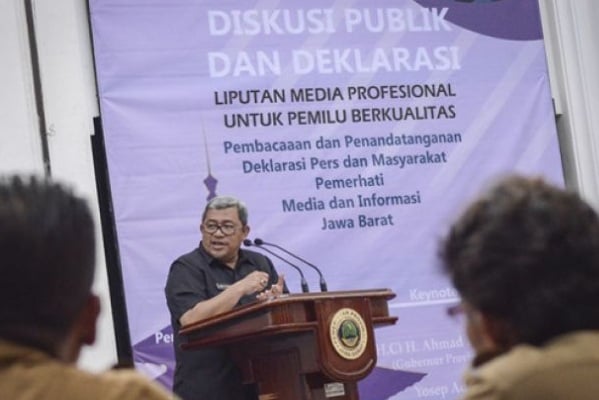  Aher Minta Media Massa Tumbuhkan Kepercayaan Masyarakat Pada Pilkada