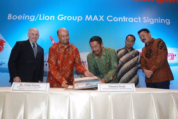  Lion Air Group Borong 50 Unit Pesawat Boeing 737 MAX 10