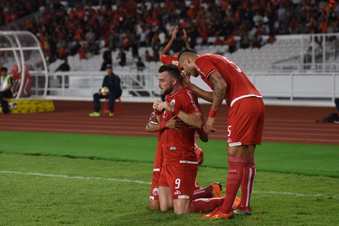  Hasil Piala AFC, Persija vs JDT: Simic Bikin Hattrick (Babak 1)