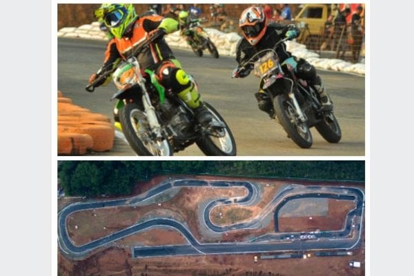  SIRKUIT MIJEN, Arena Adu Kebut Riders Supermoto Nan Elok