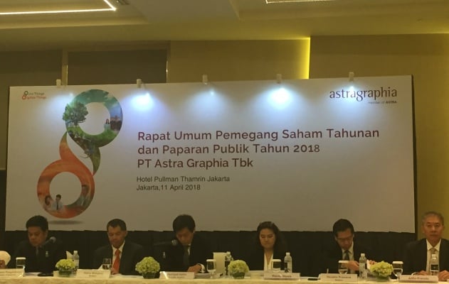  Kuartal I/2018, Pendapatan Astra Graphia (ASGR) Tumbuh 9%