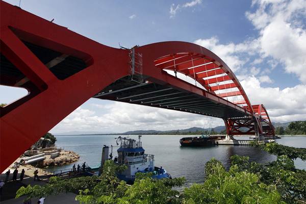  Jembatan Holtekamp di Jayapura Sudah 95% Jadi