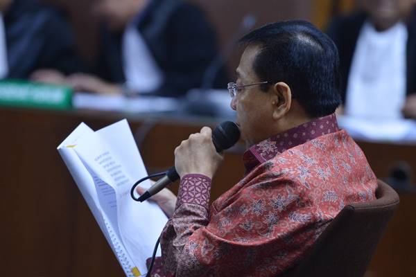  Baca Pledoi, Setya Novanto Cerita Jualan Beras dan Model Saat Muda