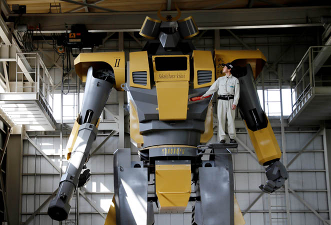 Terinspirasi ‘Gundam’, Insinyur Asal Jepang Ini Bangun Robot Raksasa