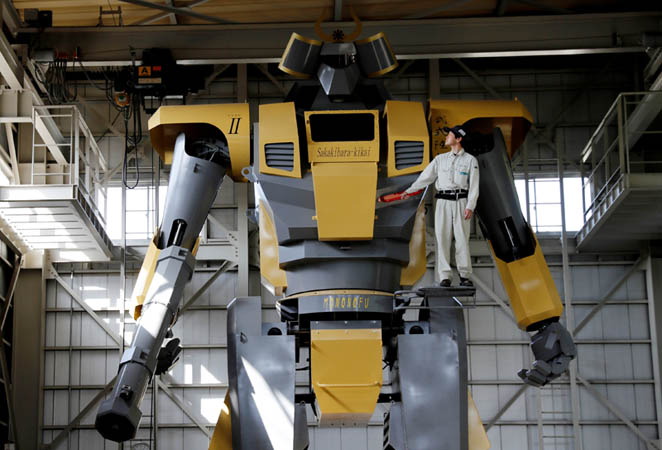  Terinspirasi ‘Gundam’, Insinyur Asal Jepang Ini Bangun Robot Raksasa