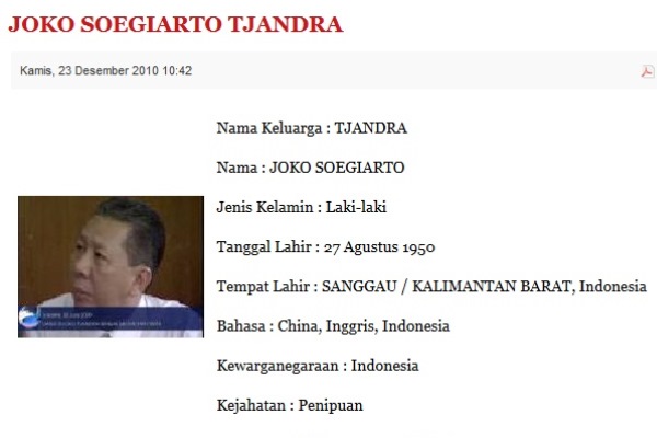  Djoko Tjandra Masih Jadi Bidikan Kejaksaan Agung