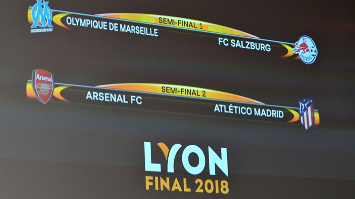  Hasil Drawing Semifinal Liga Europa: Arsenal Vs Atletico, Marseille vs Salzburg