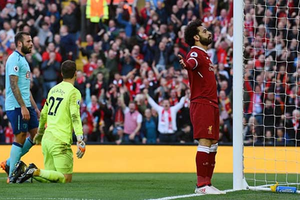  30 Gol, Salah Mantap Top Skor Liga Primer