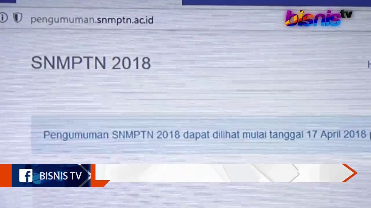  Pengumunan SNMPTN 2018 Jam 17.00 WIB, yang Lulus 110.946 Siswa. Ini Link-nya