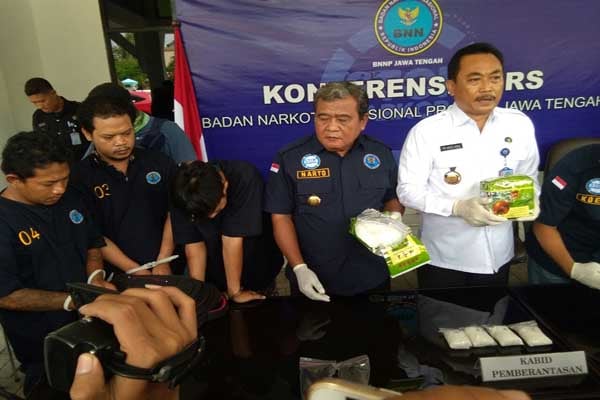  BNN Jateng Tangkap Pengedar 3 Kg Sabu