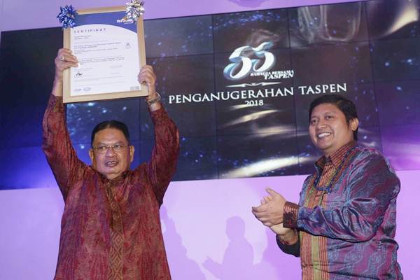  Taspen Terima Sertifikat ISO 9001:2015