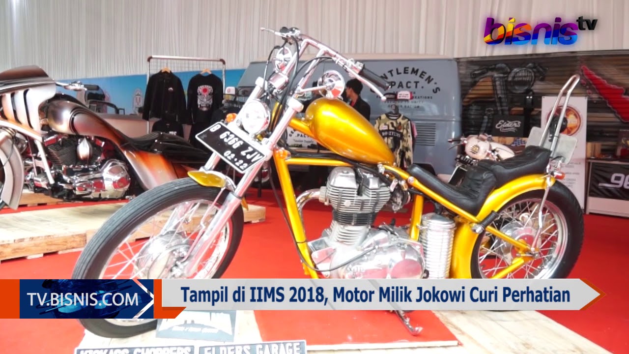  Motor Custom Presiden Jokowi Curi Perhatian Media di IIMS 2018