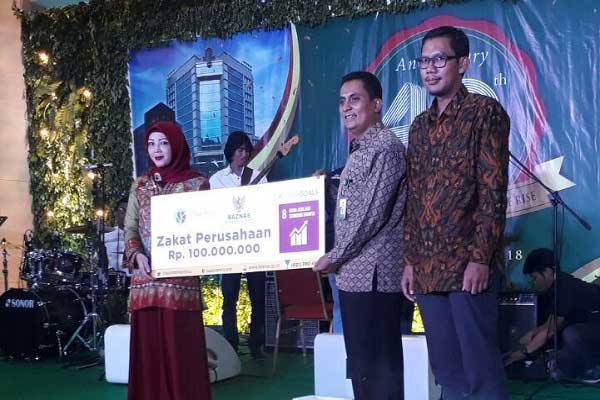  Nusa Kirana Salurkan Zakat Perusahaan dan CSR Rp100 Juta ke Baznas