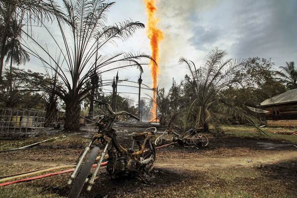  Begini Dampak Kebakaran Sumur Minyak Ilegal di Aceh