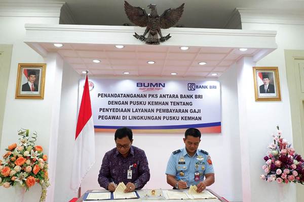  BRI dan Kemenhan Sinergi Layanan Pembayaran