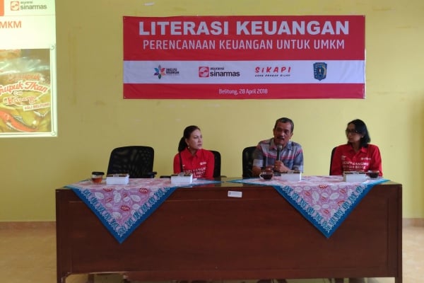  Asuransi Sinarmas Gelar Literasi Keuangan untuk UMKM Belitung