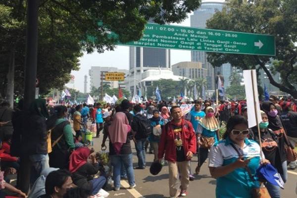  May Day 1 Mei 2018 : Ini Rincian Pengalihan Arus Lalu Lintas di Jakarta
