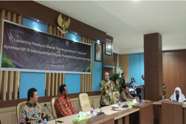  Berlakukan Perda, Pekerja di Raja Ampat  Terlindungi Jamsos Ketenagakerjaan