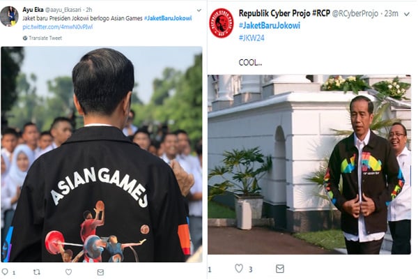  Jaket Jokowi Jadi Buah Bibir lagi, Kali ini Bernuansa Asian Games 2018