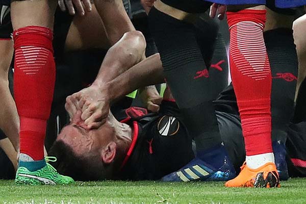  Prancis Terancam Kehilangan Koscielny di Piala Dunia