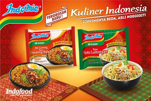  Penjualan Mi Instan Indofood Rp6,55 Triliun per Maret 2018