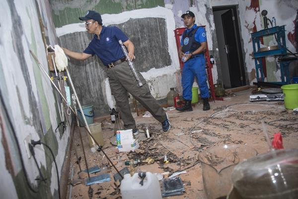  Polisi Buru Pelaku Pengrusakan Kantor BNN di Dumai